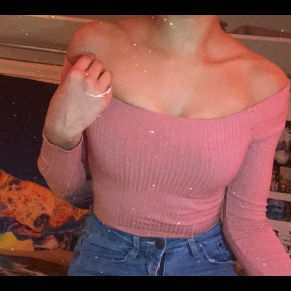 One clothing pink long sleeve body suit